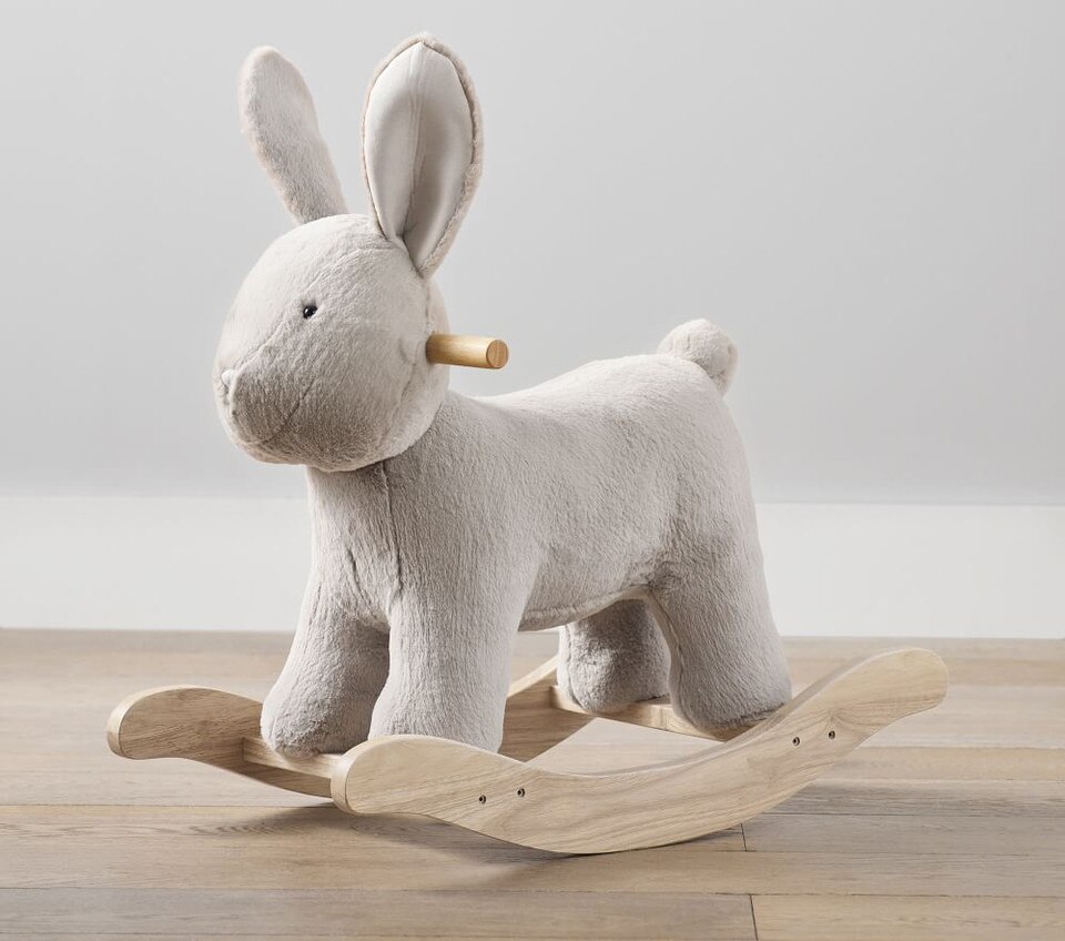 Bunny Animal Plush Nursery Rocker Pottery Barn Kids UK